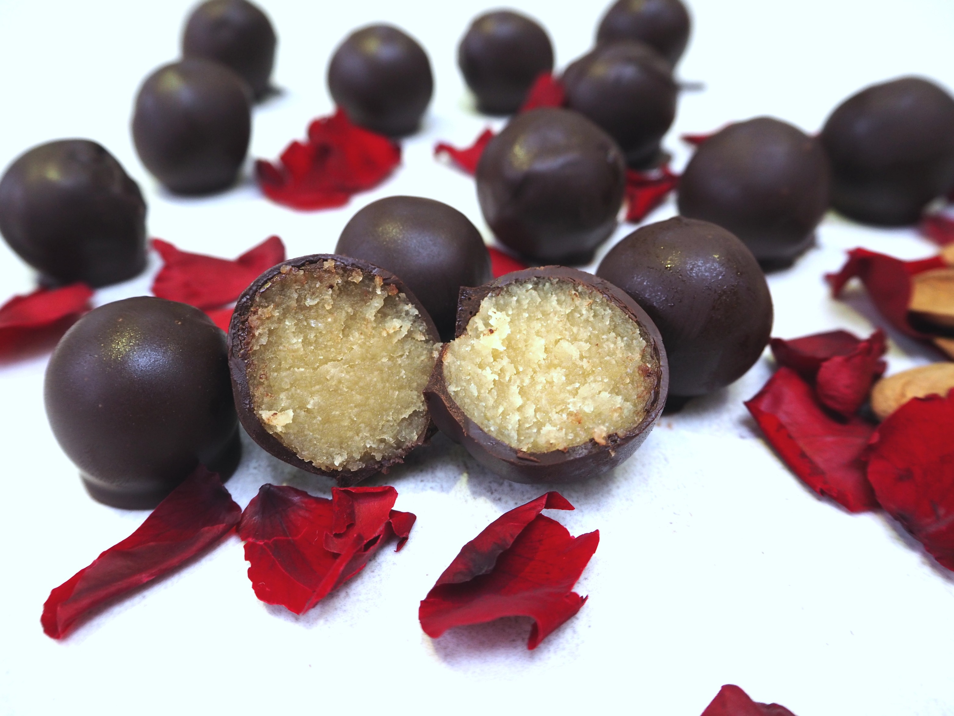 Chocolate marzipan bites recipe Eat Drink Live Well