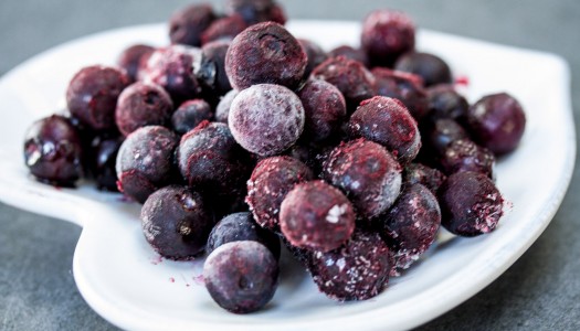 Freeze blueberries to get more antioxidants