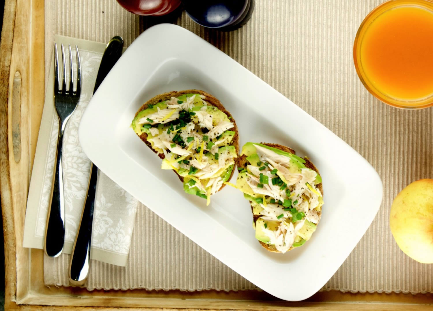 Mackerel and avocado bruschetta Eat Drink Live Well