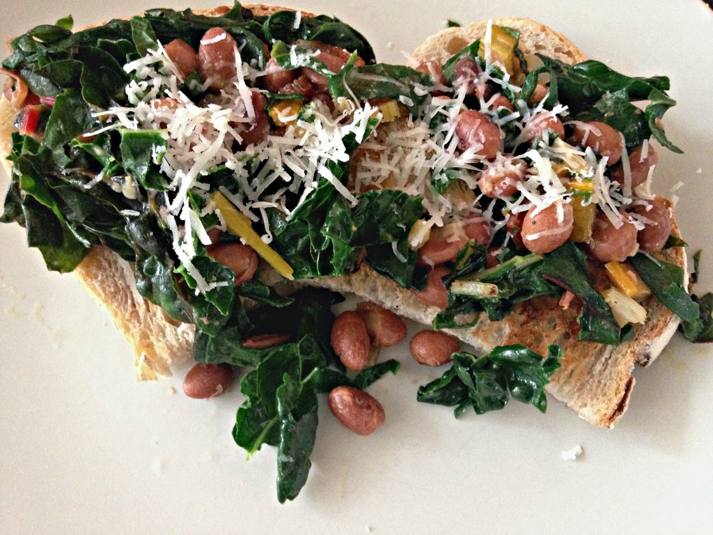 kale and beans on toast Eat Drink Live Well