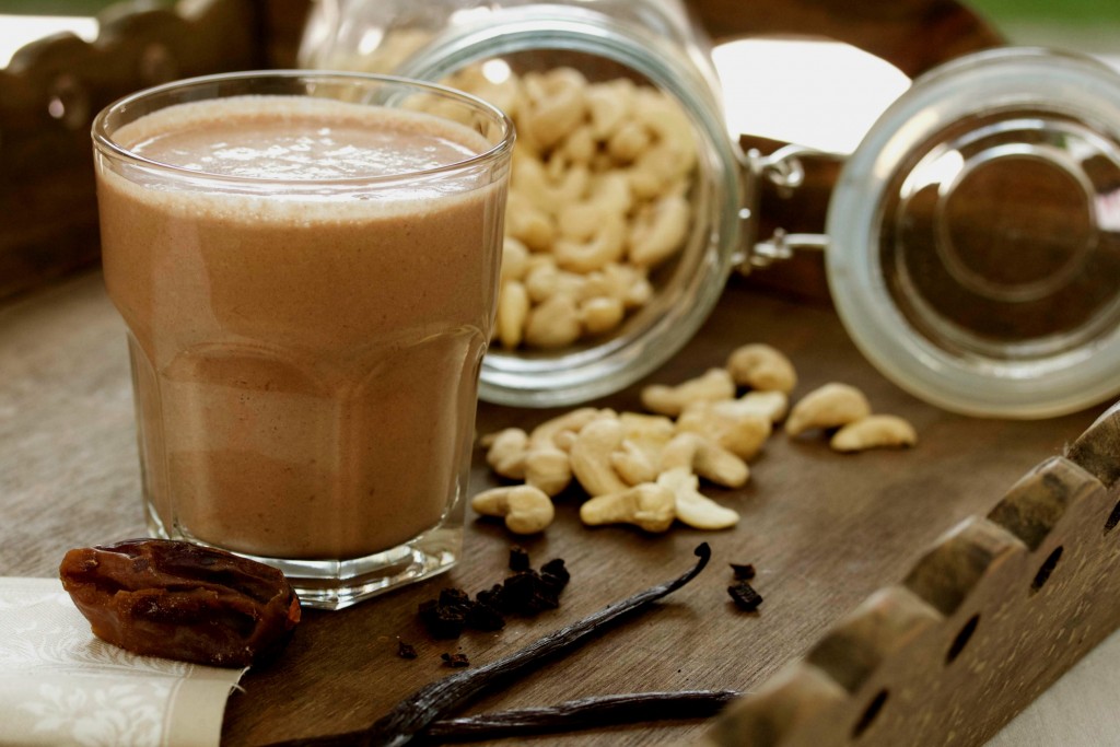 Cashew chocolate milkshake recipe Eat Drink Live Well